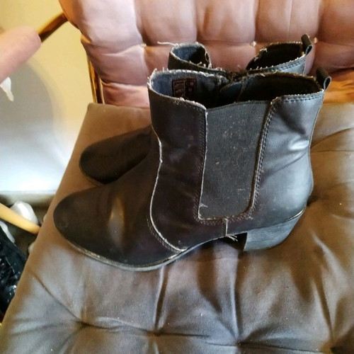 Footloose boots used, black, size 40, genuine leather