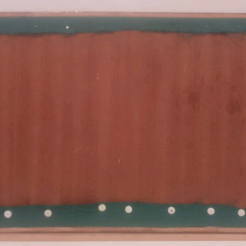 Wooden Felt Board used 52x30 cm with 15 metal hooks
