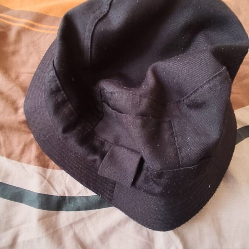 Bucket hat black used, minimal wear