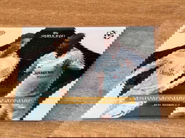 Topps Simplicidad Christiano Ronaldo CR7 & Ronaldo R9 Real Madrid