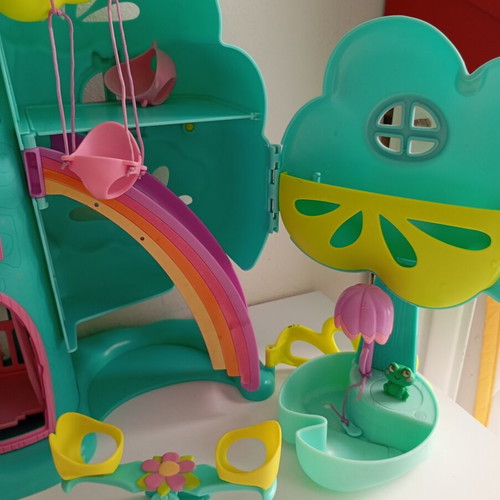 Zapf Creation Baby Born treehouse toy with elevator, slide, pool, swings