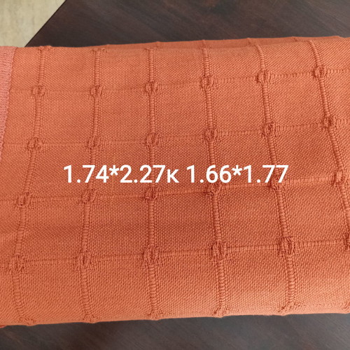 Summer throw set new 2 pieces cotton brick color