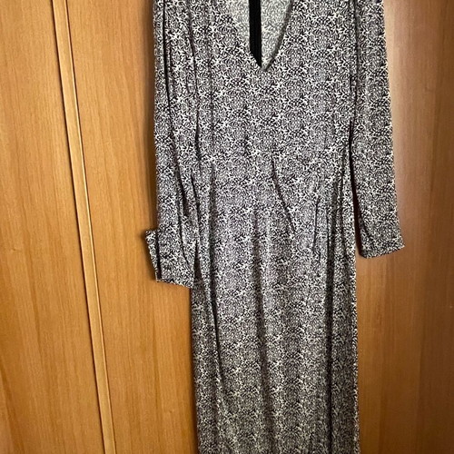Zara long dress medium grey like new