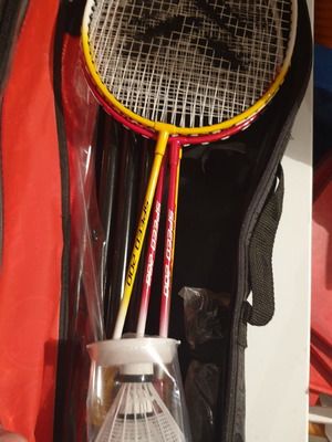 Badminton rackets set with case new