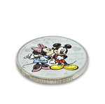 Επάργυρο συλλεκτικό νόμισμα Disney Mickey & Minnie καινούργιο σε κάψουλα