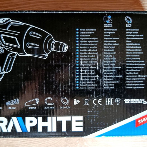 Graphite 4.8V Rechargeable Electric Screwdriver like new