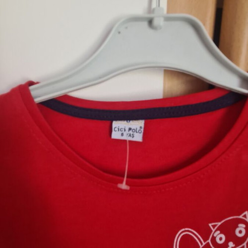 Boys' summer set, new, red and blue