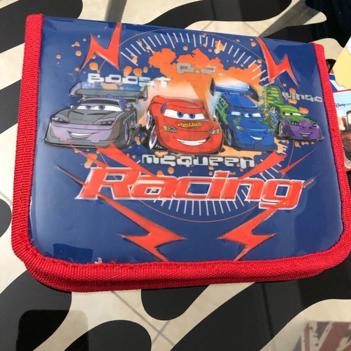 Finding Nemo McQueen Boost Wingo Racing school pencil case new with tag Disney Pixar
