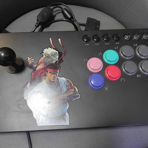 Fighter 4 Arcade Stick used, 2-joystick set for PS2/PS3/PC