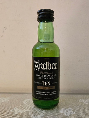 Ardbeg "TEN" Single Malt Whisky miniature new
