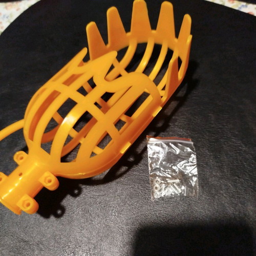 Fruit picking claw new, durable PVC, orange color