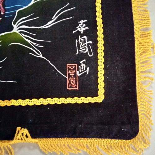Decorative vintage pillowcases used, set of 3 pieces