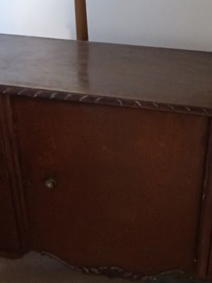 Μπουφές σερβάν μεταχειρισμένος δεκαετίας 1940 με τρία φύλλα