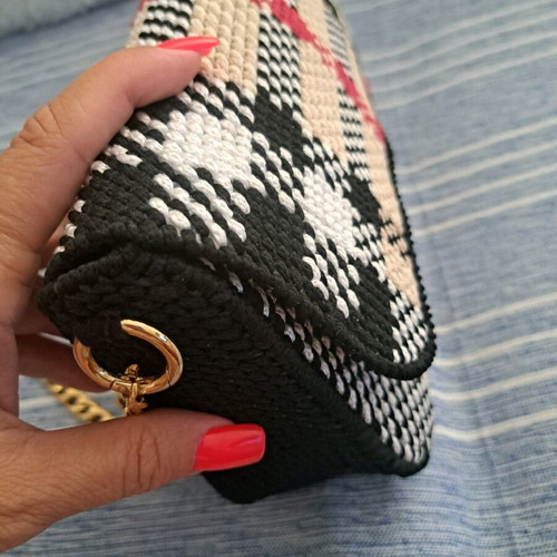 Handmade crossbody bag new with rare design and embroidery