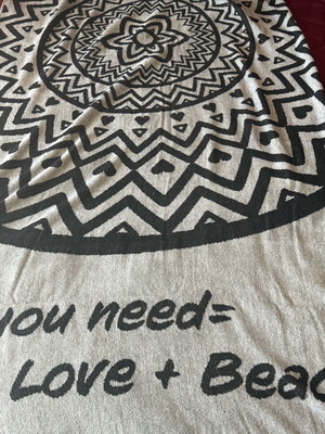 Beach towels new, pair 180x100