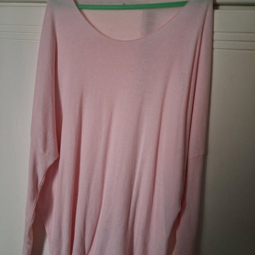 Spring pink blouse dress like new, size M