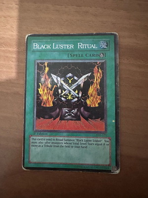 Κάρτα Black Luster Ritual YuGiOh μεταχειρισμένη