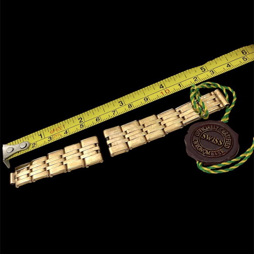 Rolex Oyster used 1930s bracelet with folded links