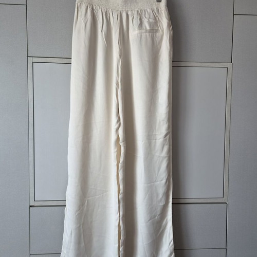 Zara satin high-waist pants size M like new, champagne color