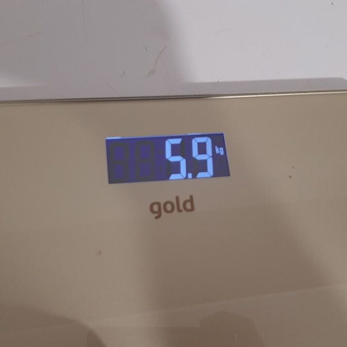 Izzy Gold scale used with two corner damages