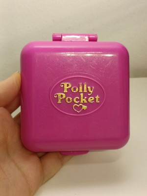 Polly Pocket Bluebird Zoo World 1989 collectible toy case like new