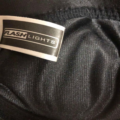 Flash Lights bra like new, size S/A-80, black and silver