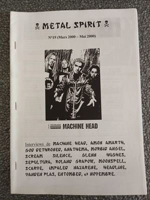 Metal Spirit #19 2000 French fanzine like new
