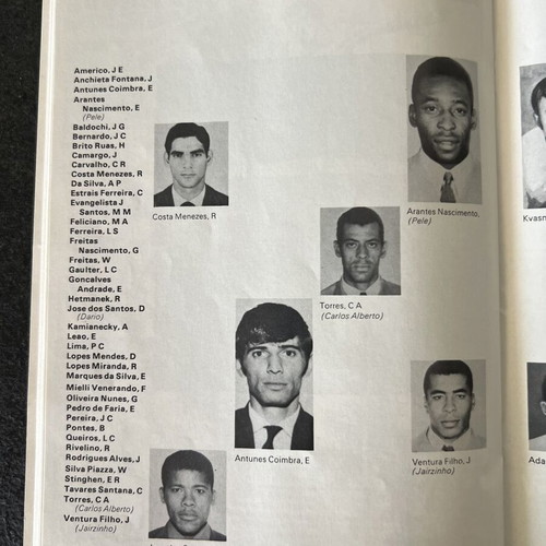 World Cup England 1966 Program used, authentic football collectible