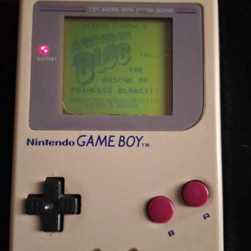 Nintendo Game Boy console with games