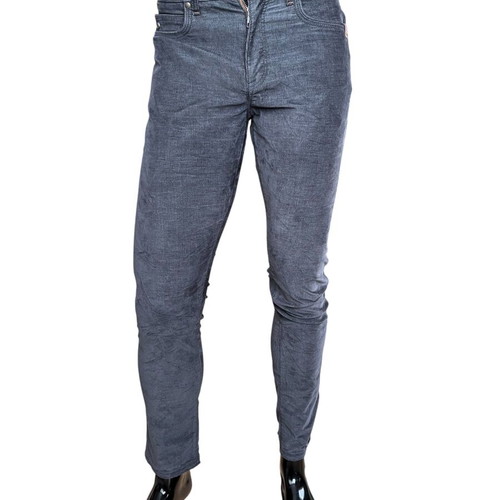Sand superstretch slim fit velvet pants like new, size XS, grey