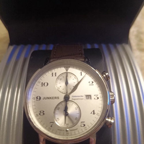 Junkers Pilot Watch like new with leather strap