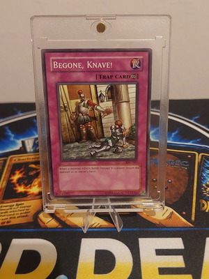Begone, Knave! Yu-Gi-Oh! Trap Card