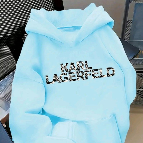 Karl women's hoodie with thin fleece, size small, new