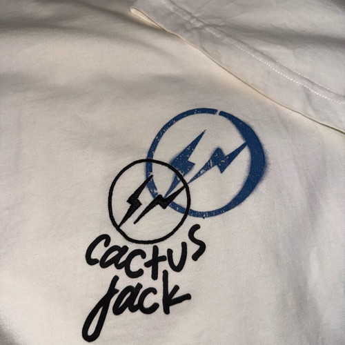 Travis Scott x Fragment tee worn authentic