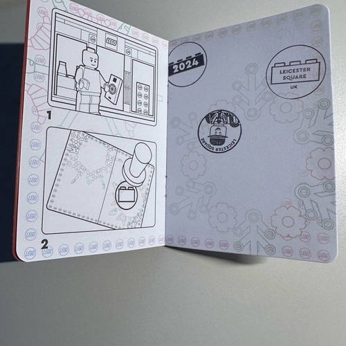 Lego official passport like new, 2024 London Leicester Square