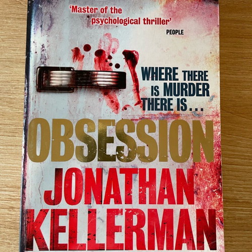 English novel Obsession Jonathan Kellerman like new