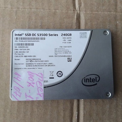 Intel SSDSC2BB240G4 240GB SATA SSD used