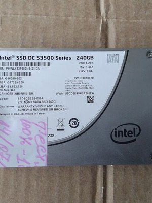Intel SSDSC2BB240G4 240GB SATA SSD used