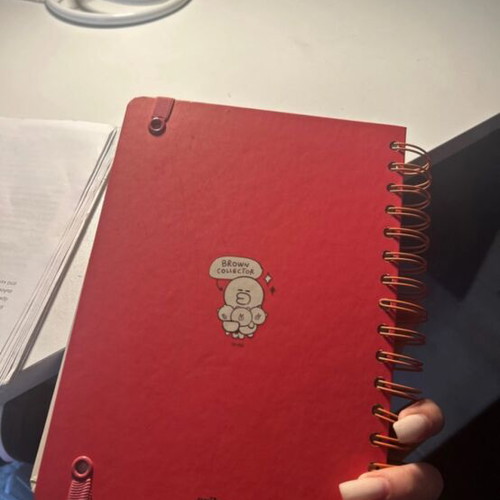 Brown Line Friends notebook new