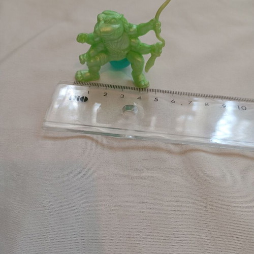 Vintage Υπογήινος Ninja Kombattini figure used, green