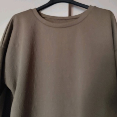 Dress one size like new, beige with side pockets