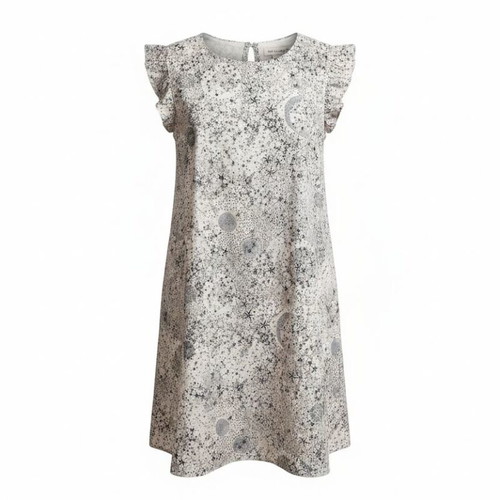 Prenatal dress for 7-8 years, like new, white and grey