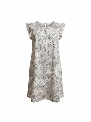 Prenatal dress for 7-8 years, like new, white and grey