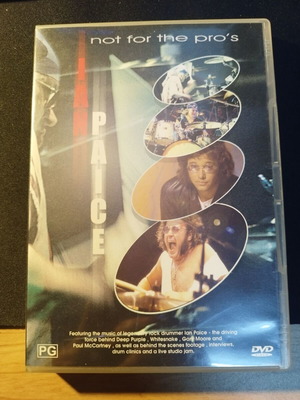 Ian Paice Not for The Pro's DVD like new, rock