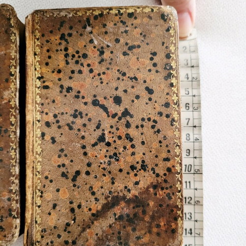 Don Quichotte antique French edition 1810, used set volumes 1,2,5,6
