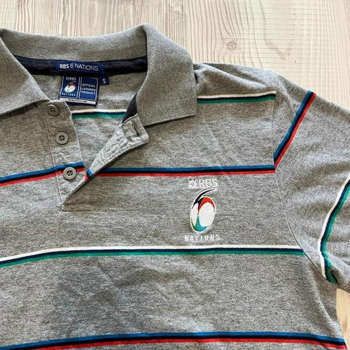 RBS Six Nations Rugby Championship Polo Shirt like new, men's size small