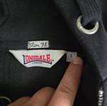 Lonsdale jacket, black, size L