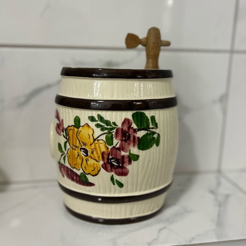 Porcelain whiskey barrel Germany retro like new