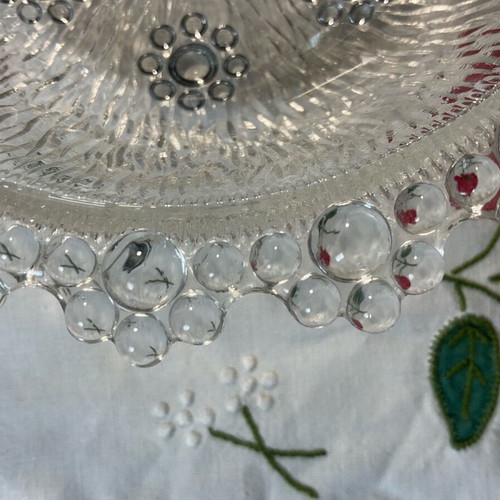 Italian crystal bowl like new for nuts and candies