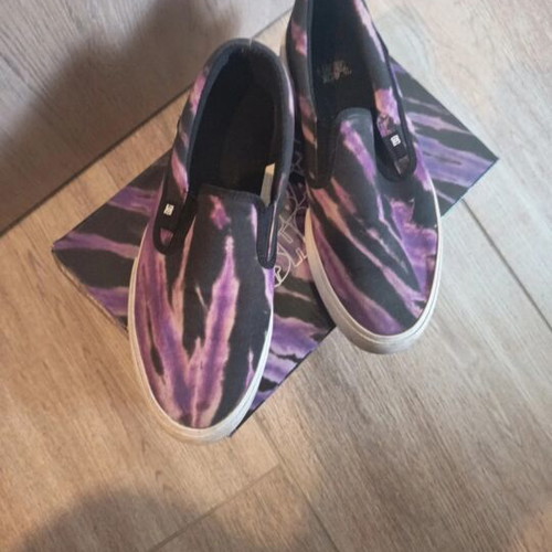 DC Black Sabbath skate shoes, size 42, multicolor